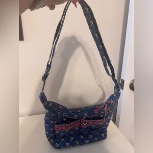 Vintage Vera Bradley Emily hobo adjustable strap bag